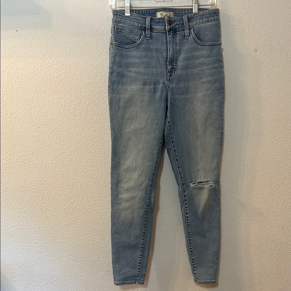 Madewell Women's Skinny Jeans - Light Blue